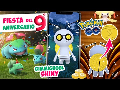 ✨ ¡GIMMIGHOUL SHINY EN EL MEJOR ANIVERSARIO DE LA HISTORIA DE POKÉMON GO! [Neludia]