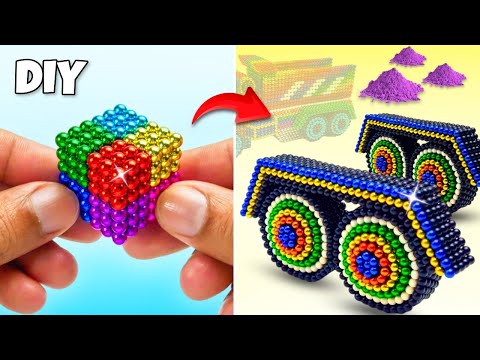 Best of Magnet Art | DIY Satisfying Magnetic Balls ASMR, 😱 My Magnet #art #car