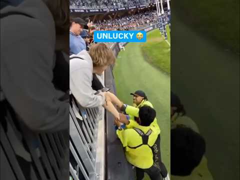 He was unlucky today 😢