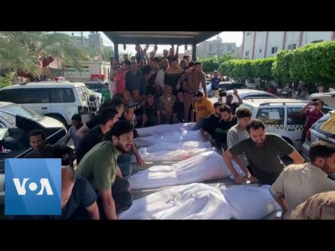 Funerals Held for Gazans Killed in Israeli Airstrikes | VOA News