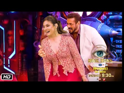 Raveena Tandon and Salman Khan Energetic Dance on Pyaar Dilo Ka Mela in Bigg Boss 18