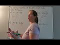 Solving Equations and Triangle Areas