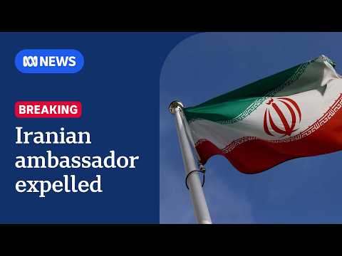 YouTube video thumbnail: Iran Accused of Directing Antisemitic Attacks in Australia, Ambassador Expelled
