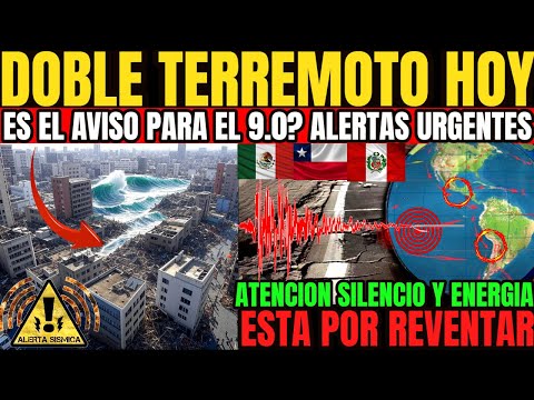 TERREMOTO AHORA!  EL GRAN 9.0 ESTA CERCA ESTA ES LA VERDAD / AUMENTA ALERTA EN MEXICO CHILE Y PERU