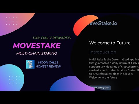 💰 MoveStake allows staking on different chains with 1-4% daily rewards!