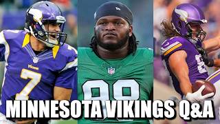 Minnesota Vikings Q&A: Ponder McCarthy? Jalen Carter? Hockenson Trade?