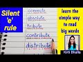 Pronunciation and Silent E Rules