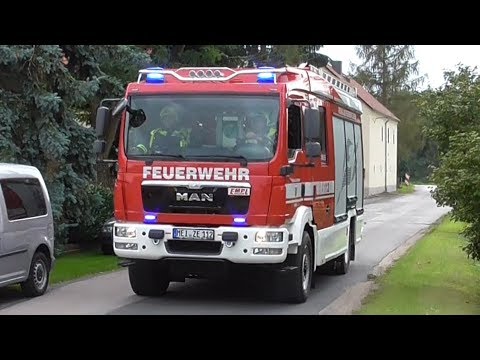 MLF FF Niederlommatzsch + HLF 20 FF Zehren in Naundorf