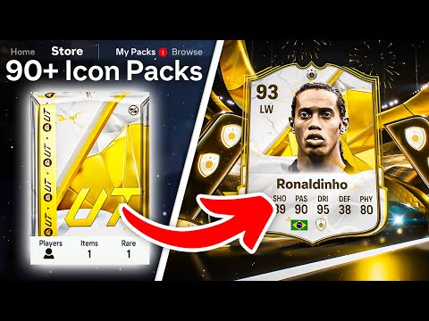 90+ BASE ICON PACKS! 🤯 FC 25 Ultimate Team