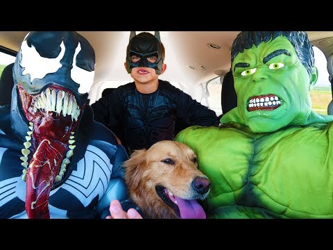 Superheroes Surprise Sammie With Dancing Car Ride!