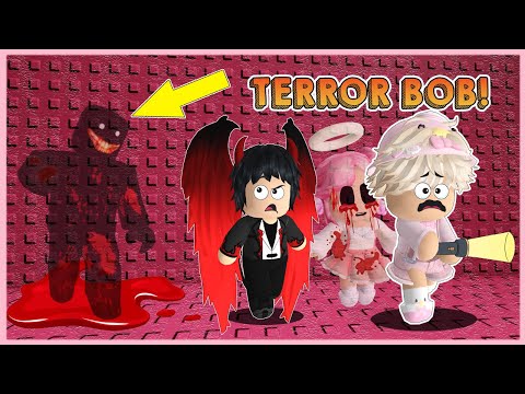 ACIL DEMON DAN ANGEL DI HANTUI SOSOK BOB DI TOWER ANEH INI! ACIL SAMPAI NANGIS KETAKUTAN😭- Roblox