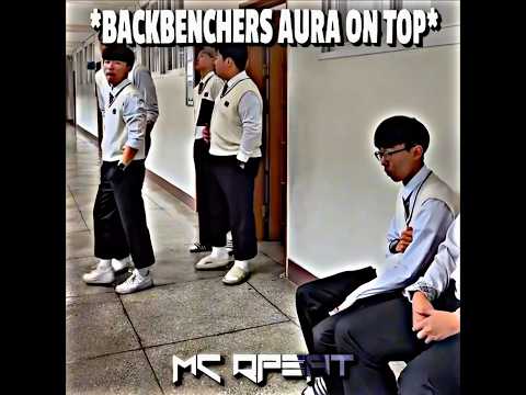 🔥 Backbenchers’ aura is on another level 😎📚