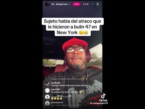 SUJETO ORO 24 habla del Atraco de BULIN 47 en NY!!! "BULIN no tiene que reportarse con nadie"