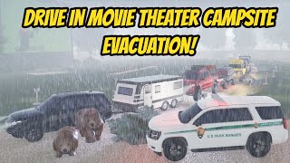 Greenville, Wisc Roblox l Drive In Movie Theater CITYWIDE STORM  Evacuation Roleplay
