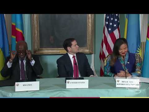 Retour en images sur la cérémonie de signature de l'accord de paix entre la RDC ET le RWANDA (FRAN