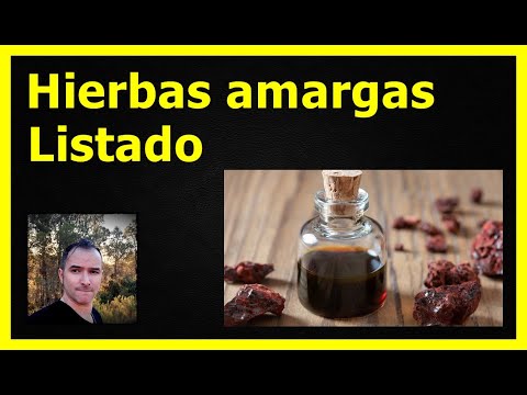 HIERBAS AMARGAS (LISTADO)