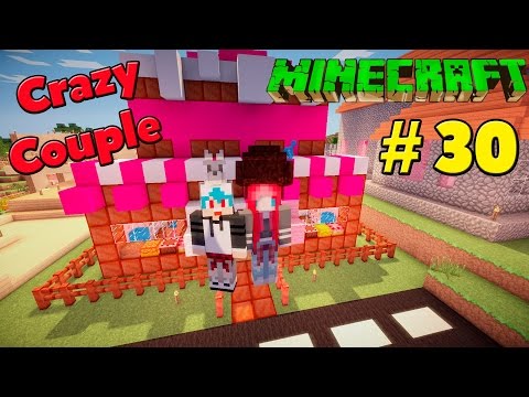 Minecraft มายคราฟ [Crazy Couple] #30 สร้างร้านเค้กกับน้องยูคิแสนกวนใจ