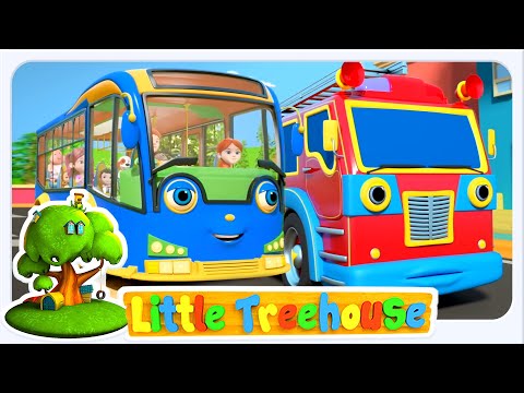 Learn Street Vehicles with Wheels on the Cartoon Song for Kids