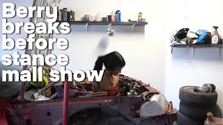BERRY BREAKS BEFORE STANCE MALL SHOW!!!!