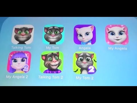 Talking Tom, My Tom, Angela, My Angela, My Angela 2, Tom 2, My Tom 2 and Some Halloween Specials