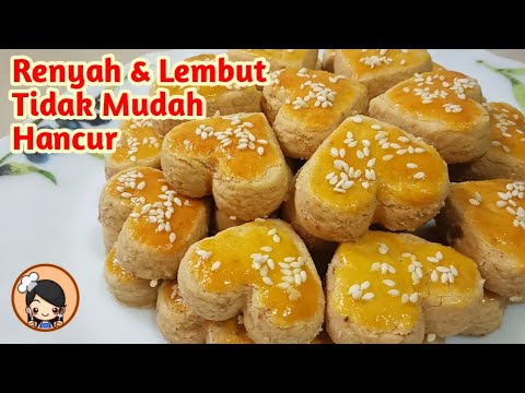 Resep KUE KACANG RENYAH LUMER DIMULUT
