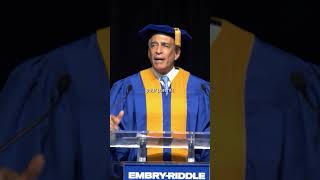 A day to remember. Steve Varsano returns to Embry-Riddle to give the commencement speech.
