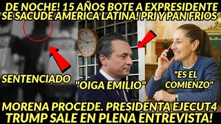 DE NOCHE! 15 AÑOS AL BOTE EXPRESIDENTE PRI Y PAN FRIOS SE SACUDE AMERICA LATINA PRESIDENTA PROCEDE
