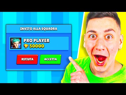 RICEVO L'INVITO DA UN PRO PLAYER SU BRAWL STARS E...