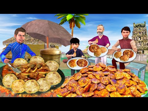 Mutton Idli Recipe Street Food Tasty Mutton Idli Village Style Cooking Hindi Kahani New Comedy Video