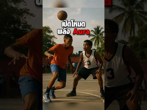 ฟาร์มพลัง Aura กลางสนามบาส…จนคนดูแทบเดือด!