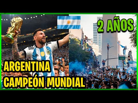 2 AÑOS DESDE QUE ARGENTINA FUE CAMPEÓN