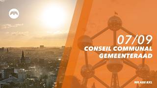 Conseil communal - Gemeenteraad 07/09/2026