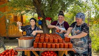 Harvesting Fresh Tomatoes & Preserving Them for Years! (No Freezer Needed!)