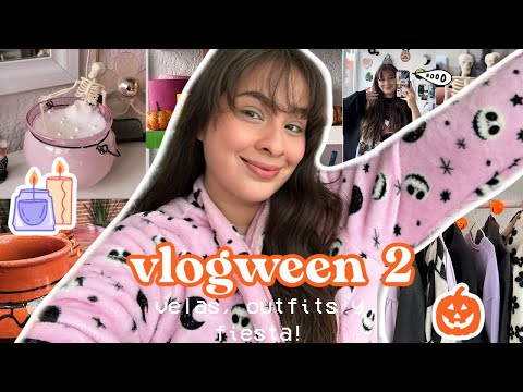 Vlogween: Haciendo velas, outfits de otoño y fiesta!