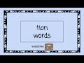 Understanding T-I-O-N Sounds and Spelling
