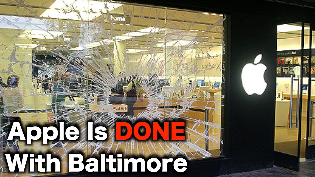 Baltimore SHOCKED After Apple Store FLEES City