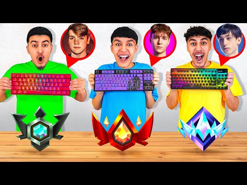 We Used Pro Players Keyboards to Play Ranked in OG Chapter 2 Fortnite! (Clix, Peterbot, Mongraal)