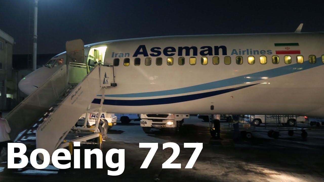 Перелет Чабахар - Тегеран на Boeing 727-200 а/к Iran Aseman Airlines