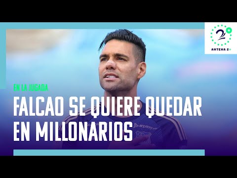 Falcao se quiere quedar en Millonarios; se trabaja en nuevo acuerdo