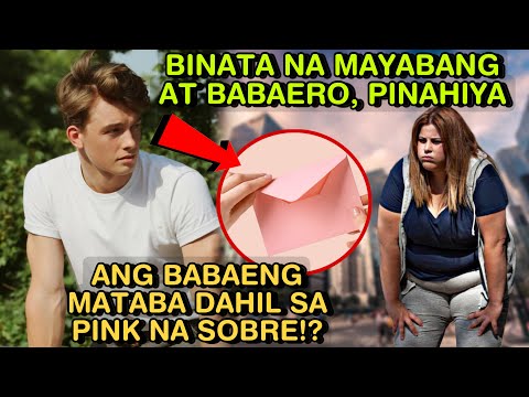BINATA NA MAYABANG AT BABAERO, PINAHIYA ANG BABAENG MATABA DAHIL SA PINK NA SOBRE!? | SKYLAR GURU