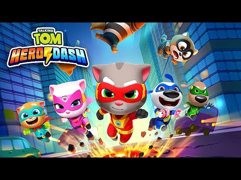 Talking Tom Hero Dash - iOS, Android Gameplay