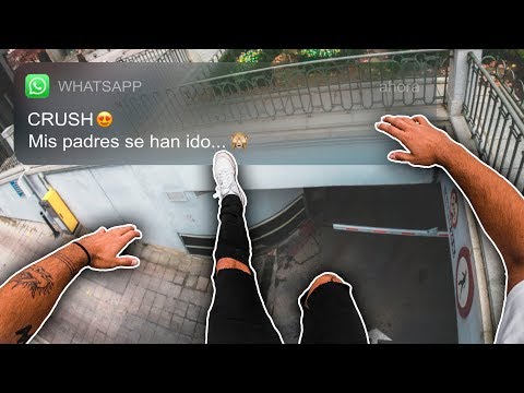 Cuando te dice que está sola en casa 🏃💨 *PARKOUR POV*