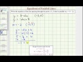 Understanding Parallel Lines and Slope-Intercept Form