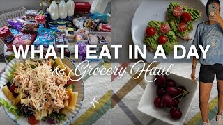 What I Eat In A Day Intermittent Fasting + Trying a New Supermarket to save £££ | Grocery Haul
