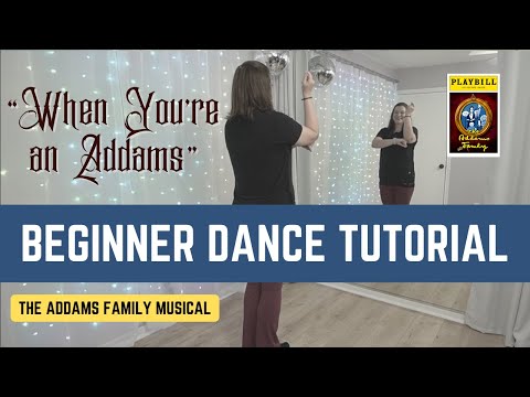 "When You're an Addams" 🖤 The Addams Family (BEGINNER DANCE TUTORIAL) 🖤 Step-by-Step Musical Choreo