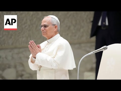 YouTube video thumbnail: Pope Leo XIV Calls for an end to 'Terror, Destruction and Death' in Gaza