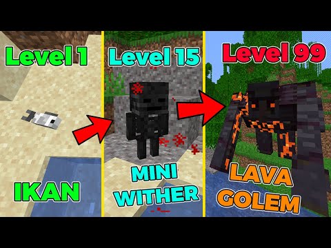 Minecraft Tapi Kita EVOLUSI Menjadi Mob KUAT