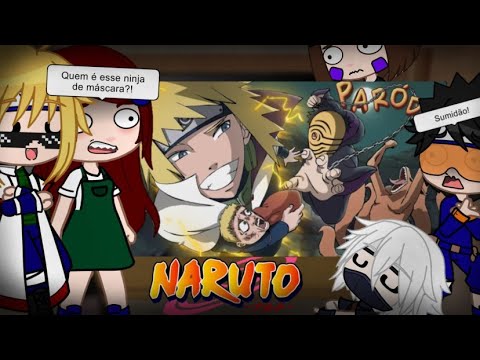 Time Minato + Kushina e Hiruzen react O SUMIDÃO DO HOKAGE|Paródia de Naruto Shippuuden(Voice M)Gacha