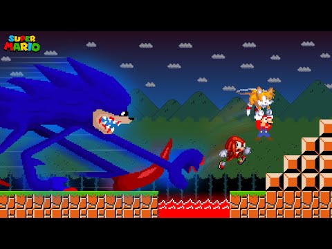 Mario and Team Sonic Co-Op: Escape from Shin Sonic Tapes Calamity!