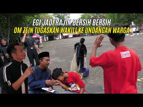 EGI JADI RAJIN BERSIH BERSIH | OM ZEIN TUGASKAN WAKILI KE UNDANGAN WARGA